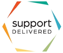 support delivered icon
