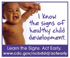 I know the signs of healthy child development
